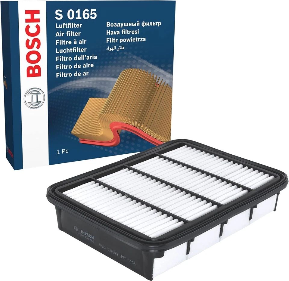 Filtro de aire GJ Bosch para Mazda - 6 Mazda6 2.2D 2012-en S0165 F026400165 Foto 1 de 4