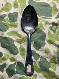 US WWII WW2 Original Spoon Relic Marked Battle Of The Bulge Bastogne Artifact - Imagen 1 de 6