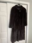 Vintage Black Mink Fur Coat