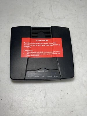 Siemens SpeedStream 4100 Ethernet DSL Modem 060-D141-A39 No Power Cord/Adapter - Image 1 of 4