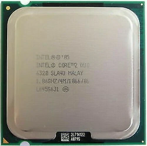 CPU  Intel Core 2 Duo 6320 1.86Ghz Socket PLGA775 - Immagine 1 di 1