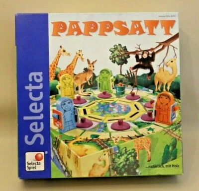 Selecta - Children's Board Game At Table, Zoo Animals - Wooden Pieces - Image 1 of 2