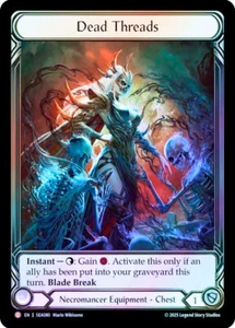 FAB COLD FOIL Hilos Muertos (Arte Extendido) - Tarjeta Paquete de Tesoros # 080 - Imagen 1 de 1