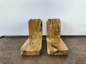 Coppia Di Fermacarte Fermalibri art decò Francia anni 30 In Marmo. Non Completi - Imagen 1 de 5