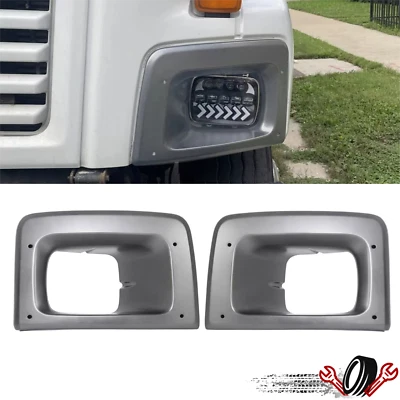 Left & Right Headlight Bezel Trim For 03-09 C6500 C7500 C8500 #15173202 15173201 - Image 1 of 4
