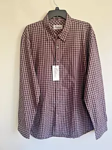 California Shirt Co. Long Sleeve Button Up Shirt Men's XL Plaid Lightweight NEW - Picture 1 of 9