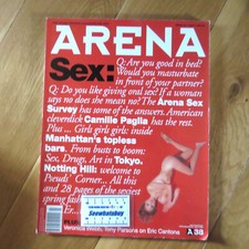 Vintage Arena Magazine Spring 1993 SEX ISSUE