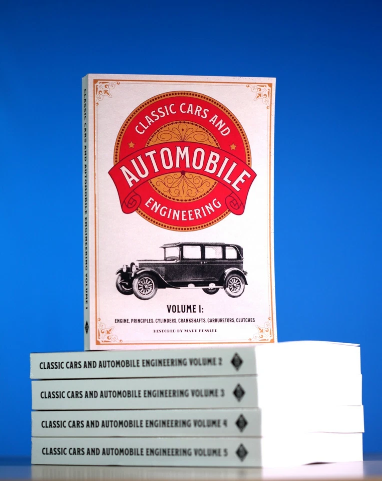 Classic Cars and Automobile Engineering Volumes 1-5 COMPLETE SET *NEW* - Image 1 of 4