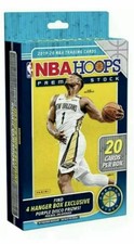 2019-20 NBA Hoops Premium Stock Hanger Box 20 Cards SEALED! Orange Prizm Zion