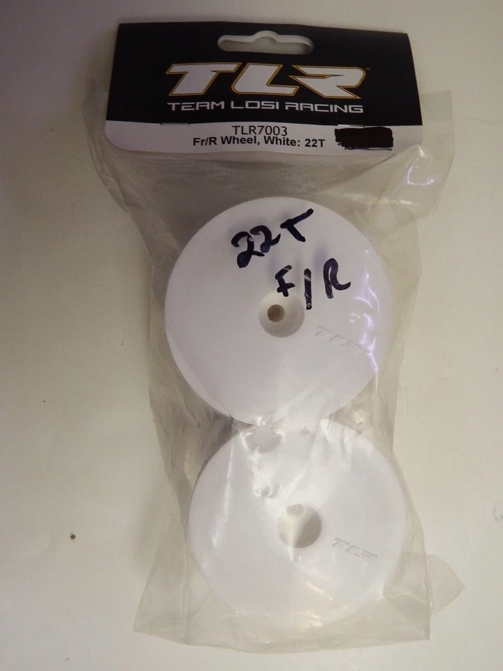 LOSI - RUEDA FR/R, BLANCO: 22T - Modelo # TLR7003 Foto 1 de 1