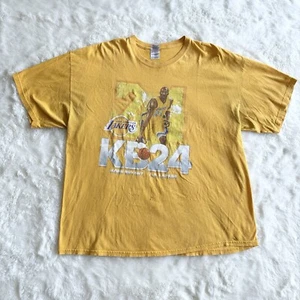 Kobe Bryant Vintage Shirt 2XL golden Tag Lakers 2000s - Picture 1 of 2