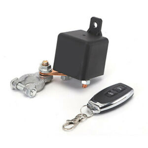 Car Battery Isolator Disconnect Cut Off Power Kill Switch w/1pcs Remote Control