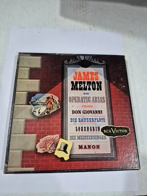 James Melton Operatic Arias Giovanni Zauberflöte Lohengrin RCA 6 Record set Nice - Image 1 of 4