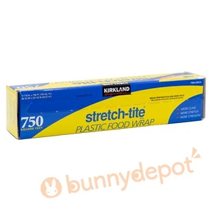 Kirkland Signature Stretch-Tite Plastic Food Wrap 750 sq ft (11-7/8") - Picture 1 of 2