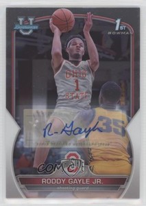 2022-23 Bowman University Chrome Chrome Prospect Auto Roddy Gayle Jr #8 Auto