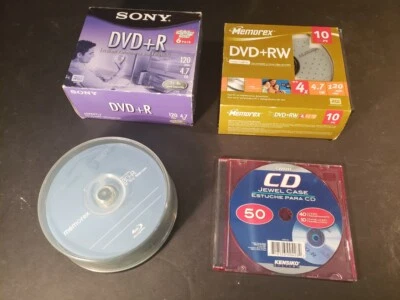 Sony DVD+R 4.7GB Memorex DVD+RW 25GB 4X BD-R 25GB - Image 1 of 4