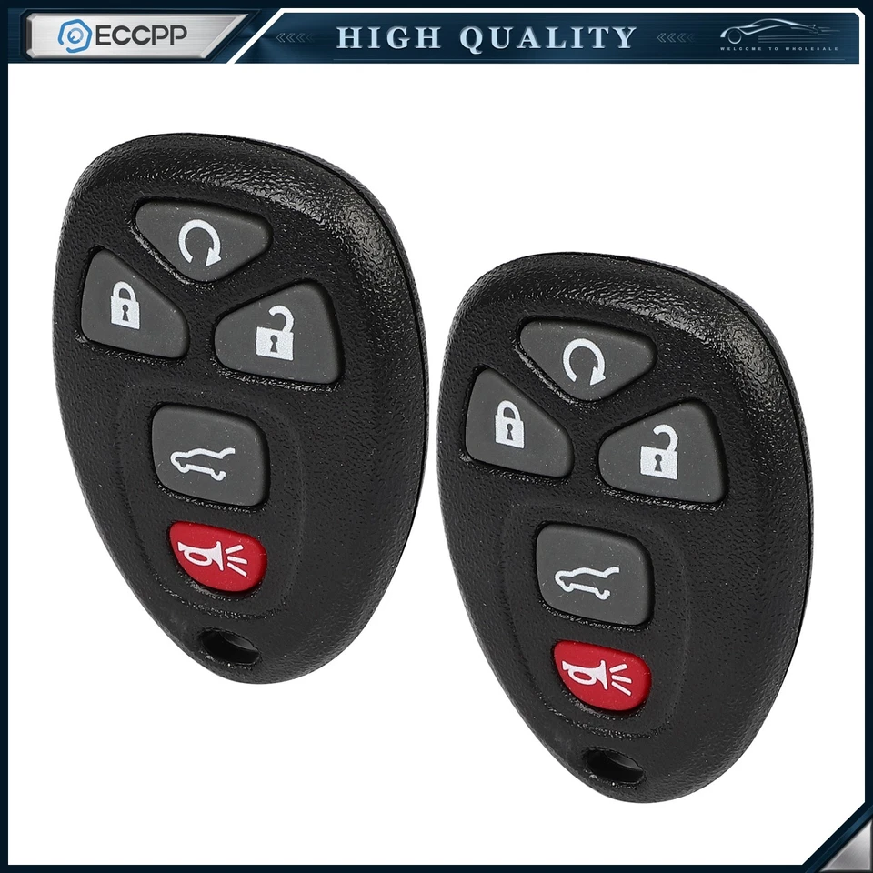 Carcasa de llave de coche remota 2 piezas para Chevrolet Suburban 1500 Tahoe 2011-2014 Foto 1 de 4