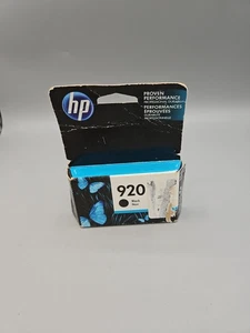 HP 920 cartuccia inchiostro originale inchiostro nero stampante scadenza 03/2020 NUOVO - Foto 1 di 6
