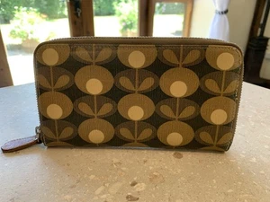 Vintage Orla Kiely “Oval Flower” 2004 Large Zip Purse/Wallet *SEE MY OTHERS* - Picture 1 of 4