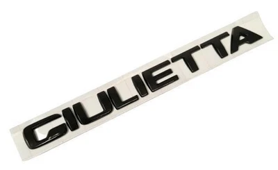 Alfa Romeo Giulietta Rear Emblem Boot Trunk Badge Sticker Black - Image 1 of 4