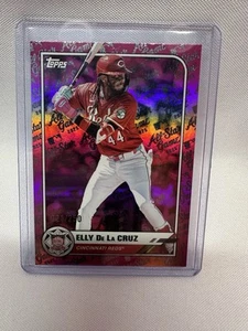 2025 Topps All Star Game Elly De La Cruz /250 Pink ASG Reds - Bild 1 von 3