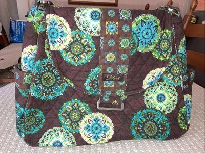 Libro de Bolsillo The Longaberger Company Sisters Paisley Marrón Turquesa Lima Foto 1 de 4