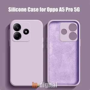 Silicone Phone Case for OPPO A5x A5 5G A5 Pro 5G Cover Privacy Screen Protector - Picture 1 of 20