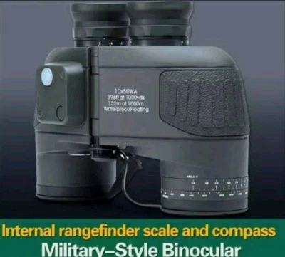 Lightweight 10X50 Marine Binoculars with Optical Clarity – Perfect for Boating - Image 1 of 3