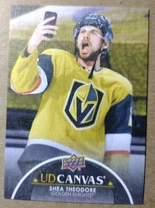 2021-22 UD Canvas Black #C203 Shea Theodore - Vegas Golden Knights - Picture 1 of 2