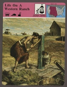 Leben auf einer Western Ranch Geschichte Amerikas Alltag Geschichte Karte - Bild 1 von 1