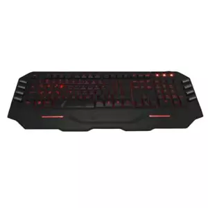 Ozone Blade Gaming Keyboard QWERTY 10 Macro Buttons 128KB Memory Black OZBLADEUS - Picture 1 of 5