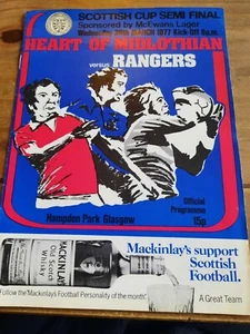 Heart of Midlothian v Rangers, Scottish Cup Semi Final, 30th March 1977 - Picture 1 of 3
