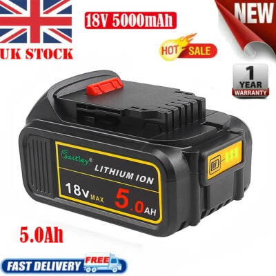 18V 5Ah Li-ion Battery For DEWALT Battery 18Volt DCB184 DCB183 DCB182 DCB180