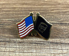United Parcel Service Brown UPS American Flag Lapel Tie Tack Hat Pin