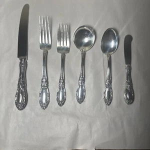 King Richard by Towle Sterling Silver 6-Piece Place Setting - No Mono - Picture 1 of 7