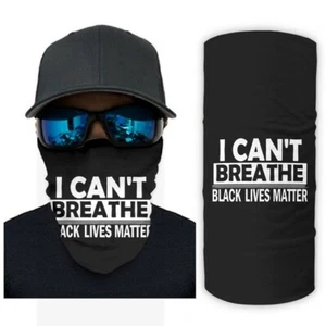 Erhalten Sie 3 Masken $9,99 I CAN'T BREATHE Gesichtsmaske Hals Gamasche Sturmhaube Bandana - Bild 1 von 5