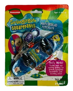 VNTG 2000 NICKELODEON SPONGEBOB SQUAREPANTS WAKEBOARD KEYCHAIN-NEW/NOS/SEALED!! - Bild 1 von 7