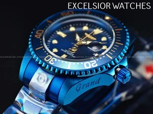 NEW Invicta Men's 47mm GRAND DIVER Automatic BLUE LABEL Stainless Steel Watch - Picture 1 of 9