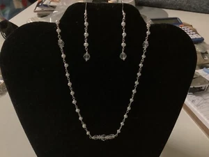 Deb Guyot Herkimer quartz and mini pearl bead set - Picture 1 of 3