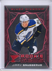 2025-26 Upper Deck Black Diamond Hockey Jimmy Snuggerud Rookie Gems Red /100 - Picture 1 of 2