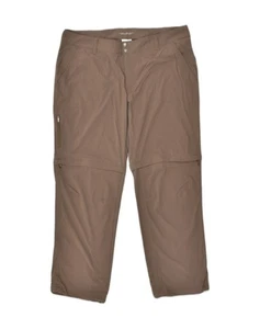 COLUMBIA Womens Omni-Shield Straight Casual Trousers W38 L30 Brown CJ08 - Picture 1 of 3