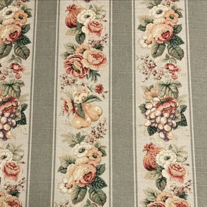 Mill Creek Raymond Waites CONSERVATORY STRIPE SAGE Drapery Sewing Fabric BTY - Picture 1 of 8