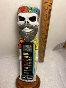 DESTIHL BREWING DEADHEAD CRAFT IPA SERIES HIPPIE draft beer tap handle. ILLINOIS - Picture 1 of 24