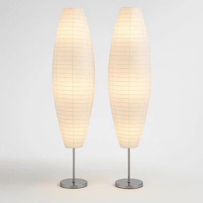 Juego de lámparas de pie de papel Diploma - Lámparas de papel - Lámparas de pie de papel de arroz - Papel F... Foto 1 de 4