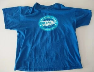 Less than Jake 2002 Three Cheers for Cheap Beer T Shirt Blue Size XL - Picture 1 of 5
