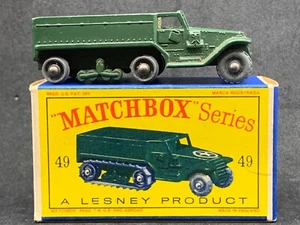 Matchbox MB49-A2: Army Half Track Mark III (GPW) with MINT original Type D2 Box - Picture 1 of 7
