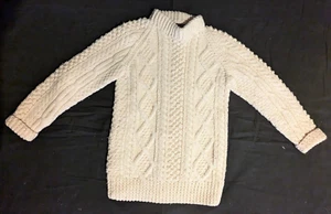 Vintage Monaghans Hand-knit Irish Kid’s Sweater Made In Ireland - Bild 1 von 5