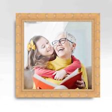 3x3 In Light Brown Bamboo Real Wood Picture Frame Width 1.5 inches | Interior Fr