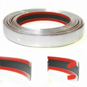 Premioum New 6mm x 5metre Car Chrome Moulding Trim Strip Decoration Sticky - Picture 1 of 5