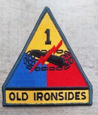 Esercito americano 1a divisione corazzata Old Ironsides toppa da stiro US ARMY